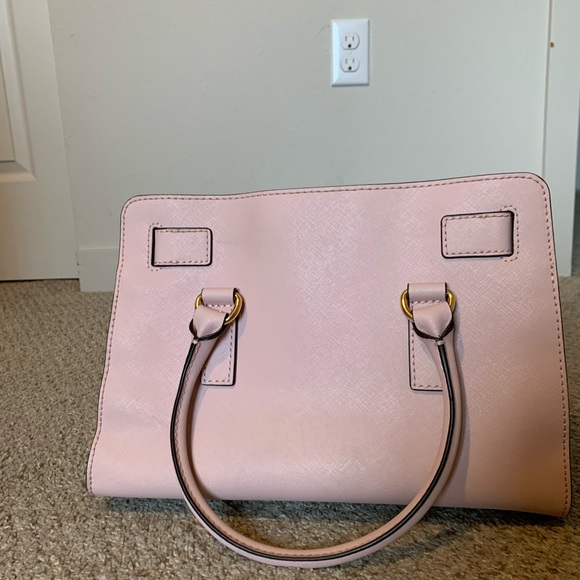 Michael Kors Hamilton Medium Handbag - Light Pink - Picture 5 of 7